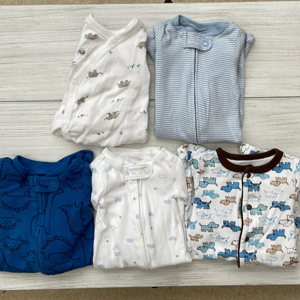 Assorted premie onsies